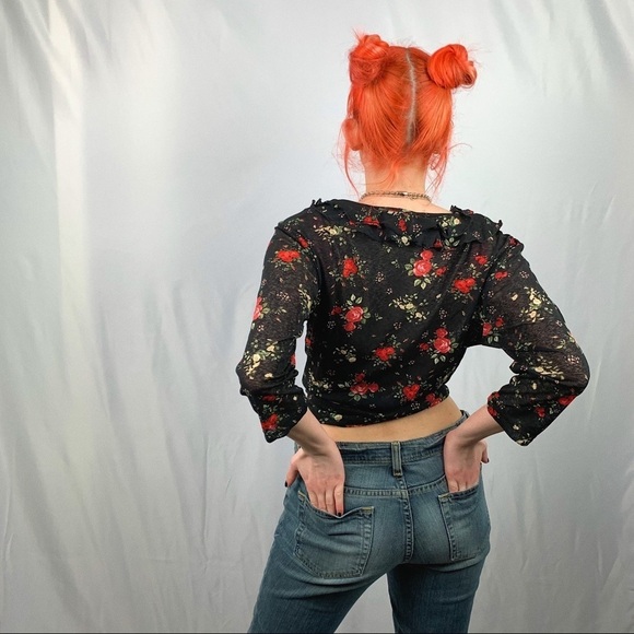 St. peter trachten vintage floral blouse - Picture 3 of 7